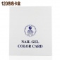 供应 指甲油胶颜色展示色卡 120色沙龙美甲店**色卡本