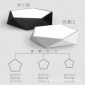 几何艺术吸顶灯异型灯 室内灯具简约现代卧室灯 书房灯一件代发